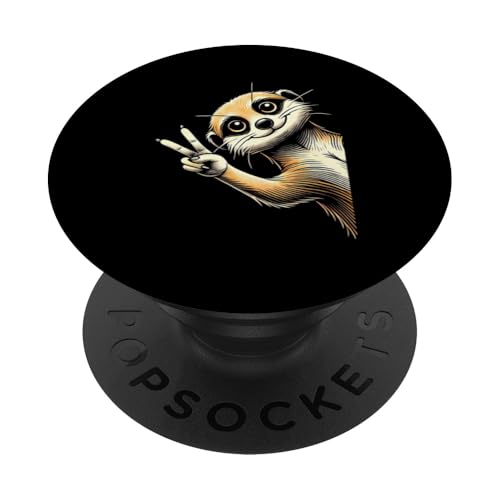 Erdmännchen Erdmännchen Liebhaber Süß Tierliebhaber Retro PopSockets Klebender PopGrip Erdmännchen Erdmännchen Liebhaber Süß Tierliebhaber Retro PopSockets Klebender PopGrip von Erdmännchen Surikate Tierliebhaber Mangusten