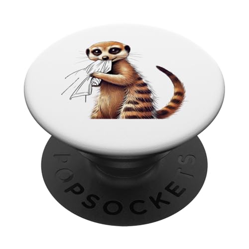 Erdmännchen Erdmännchen Liebhaber Süß Tierliebhaber Retro PopSockets Klebender PopGrip Erdmännchen Erdmännchen Liebhaber Süß Tierliebhaber Retro PopSockets Klebender PopGrip von Erdmännchen Surikate Tierliebhaber Mangusten