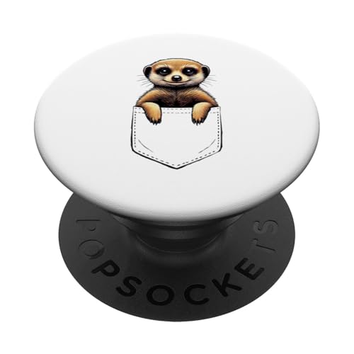 Erdmännchen Erdmännchen Liebhaber Süß Tierliebhaber Retro PopSockets Klebender PopGrip Erdmännchen Erdmännchen Liebhaber Süß Tierliebhaber Retro PopSockets Klebender PopGrip von Erdmännchen Surikate Tierliebhaber Mangusten