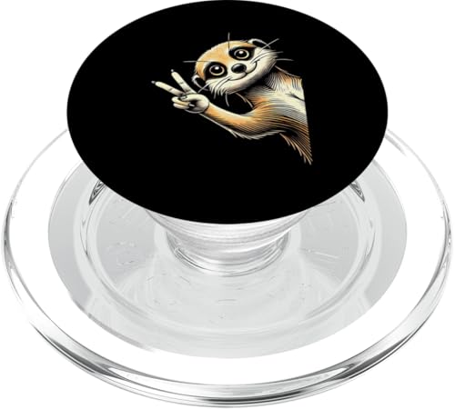 Erdmännchen Erdmännchen Liebhaber Süß Tierliebhaber Retro PopSockets PopGrip für MagSafe Erdmännchen Erdmännchen Liebhaber Süß Tierliebhaber Retro PopSockets PopGrip für MagSafe von Erdmännchen Surikate Tierliebhaber Mangusten