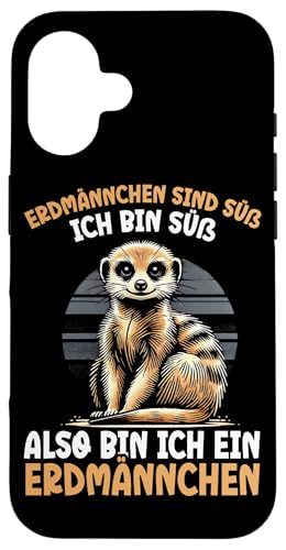Erdmännchen Sind Süß Ich Bin Süß Also Ich Bin Erdmännchen Hülle für iPhone 16 Erdmännchen Sind Süß Ich Bin Süß Also Ich Bin Erdmännchen Hülle für iPhone 16 von Erdmännchen Surikate Tierliebhaber Mangusten