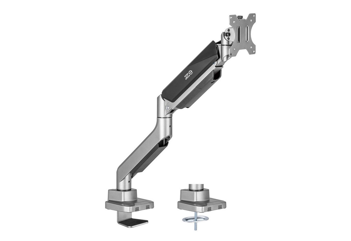 ER-445 Monitor-Halterung, (bis 35,00 Zoll, Full-Motion-Einstellungmöglichkeiten, Gasfeder-System, Kabelmanagement) von Ergo Office