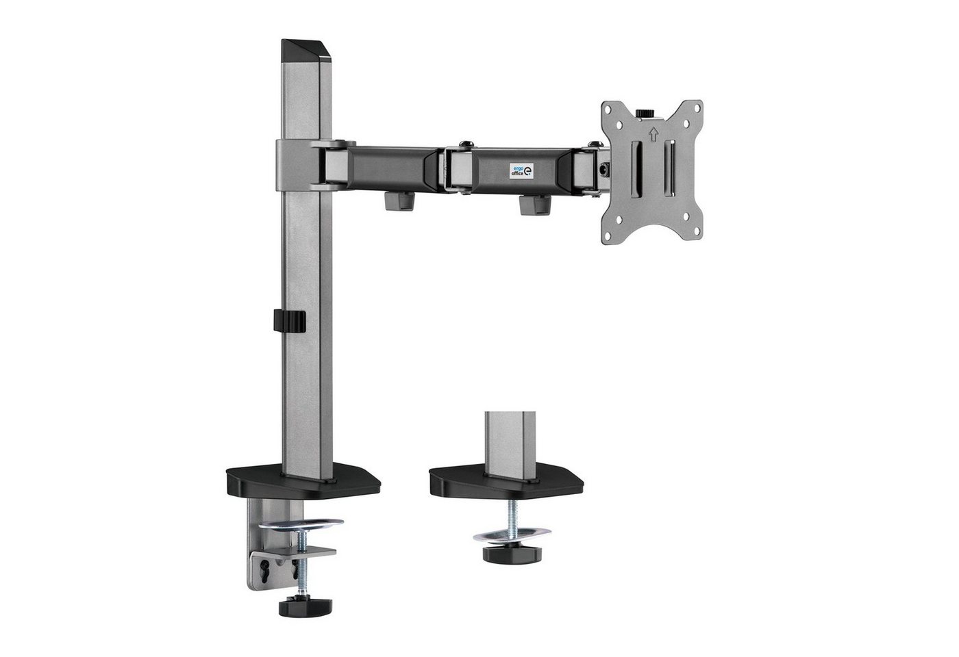Ergo Office Monitor-Halterung ER-448, (bis 32,00 Zoll, Full-Motion-Einstellbar, 2 Montagemöglichkeiten, Kabelmanagement) von Ergo Office