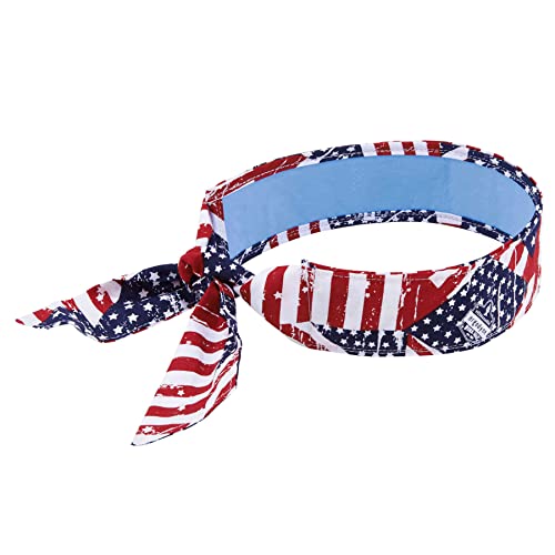 Ergodyne Chill-Its 6700CT Verdunstungskühlendes Bandana, 12561, für jeden einen, Sterne und Streifen, Jeder Ergodyne Chill-Its 6700CT Verdunstungskühlendes Bandana, 12561, für jeden einen, Sterne und Streifen, Jeder von Ergodyne