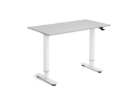 Flexidesk Erhöhter niedriger Tisch 120x60 cm hellgrau/weiß von Ergoff