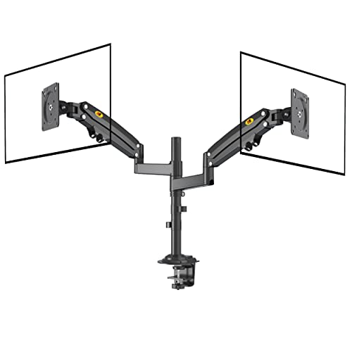 Ergosolid Tischhalterung with Gasfeder for Dual 22-32 Zoll LCD LED Monitore with VESA max. 100 x 100 mm, up to 12 kg von Ergosolid