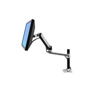 ERGOTRON LX Monitor Arm mit hoher Säule in Aluminium - Monitor Tischhalterung mit patentierter CF-Technologie für Bildschirme bis 86,40cm (34) , 3,2 bis 11,3 kg, VESA Standard von Ergotron