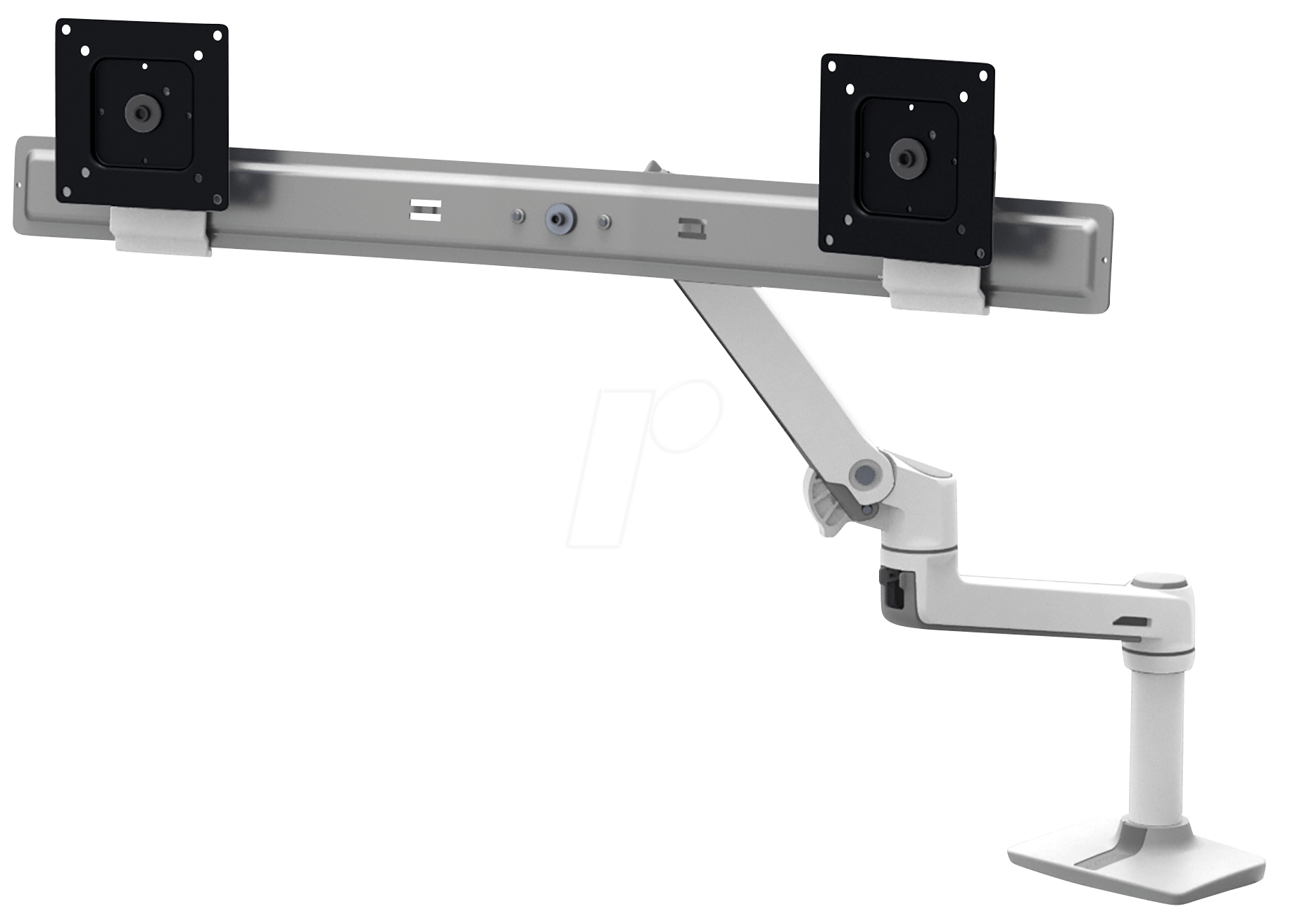 ET 45-489-216 - Ergotron LX Dual Direct Monitor Arm - Tischhalterung, weiß von Ergotron