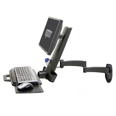 Ergotron Combo Arm Serie 200 schwarz fuer LCD bis 24 Zoll (45-230-200) von Ergotron