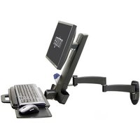 Ergotron Combo Arm Serie 200 schwarz fuer LCD bis 24 Zoll (45-230-200) von Ergotron