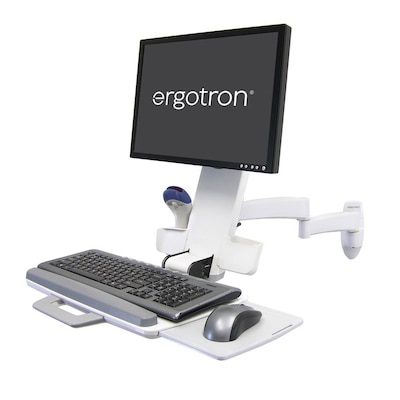 Ergotron Combo Arm Serie 200 weiss fuer LCD bis 24 Zoll (45-230-216) von Ergotron