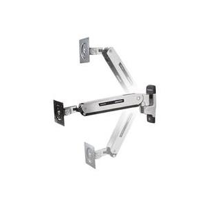 Ergotron Interactive Arm LD - Befestigungskit (Gelenkarm, VESA-Adapter, Wandmontagehalterung) für LCD-Display - Aluminium - Polished Aluminum - Bildschirmgröße: 106,7 cm (42) - Montageschnittstelle: 100 x 100 mm, 75 x 75 mm, 200 x 200 mm, 200 x 100 mm - Wandmontage möglich (45-361-026) von Ergotron