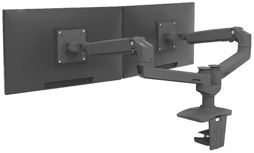 Ergotron LX Dual Arm Side by Side Desk Mount 2fach Monitor-Tischhalterung 38,1cm (15 ) - 68,6cm (2 von Ergotron