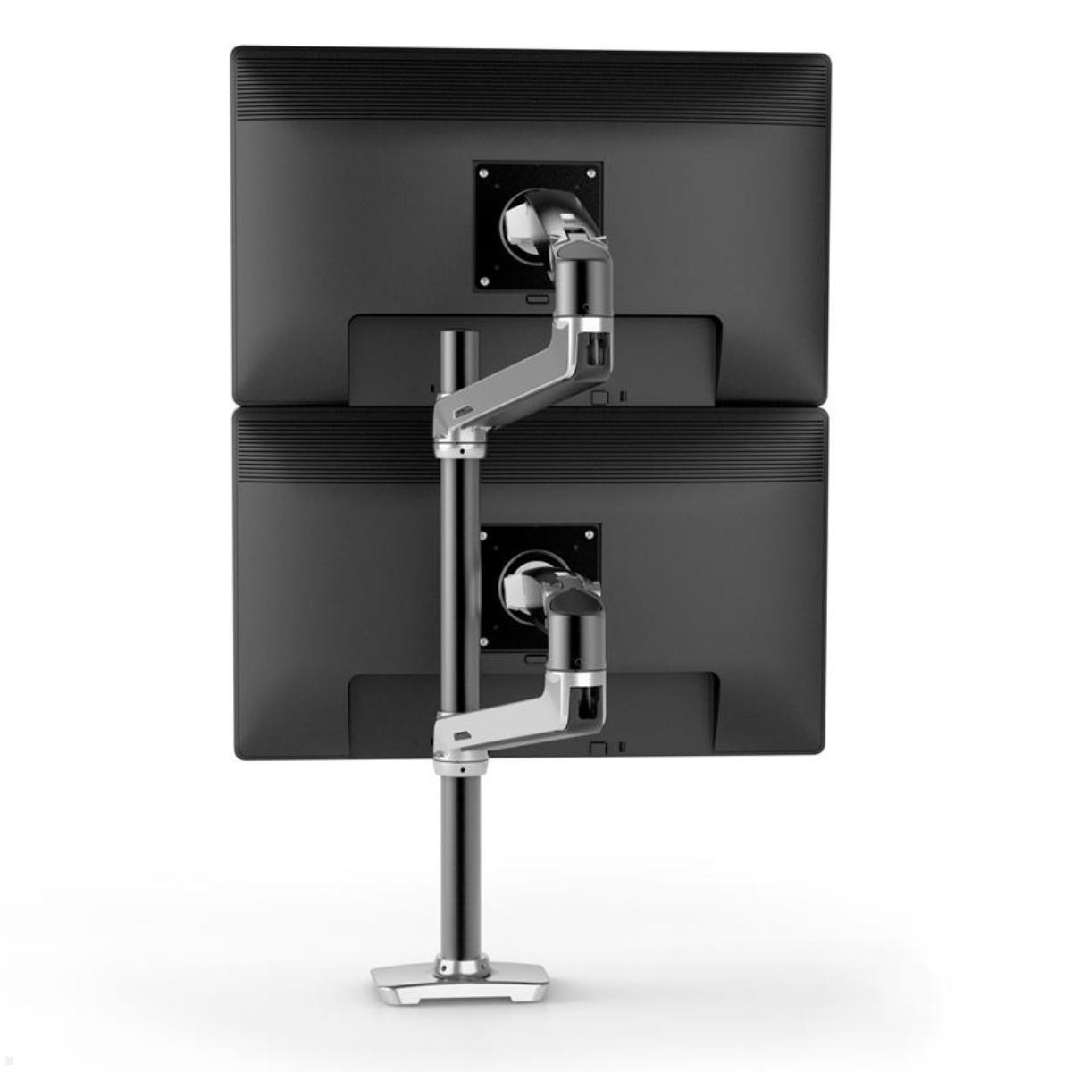 Ergotron LX Dual Monitor Tischhalterung 40 Zoll, silber (45-549-026) von Ergotron