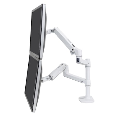 Ergotron LX Dual Monitorarm, Tischhalterung (weiß) von Ergotron