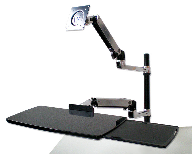 Ergotron LX Monitorarm mit Tastatur als Tischhalterung Ergotron LX Monitorarm mit Tastatur als Tischhalterung von Ergotron