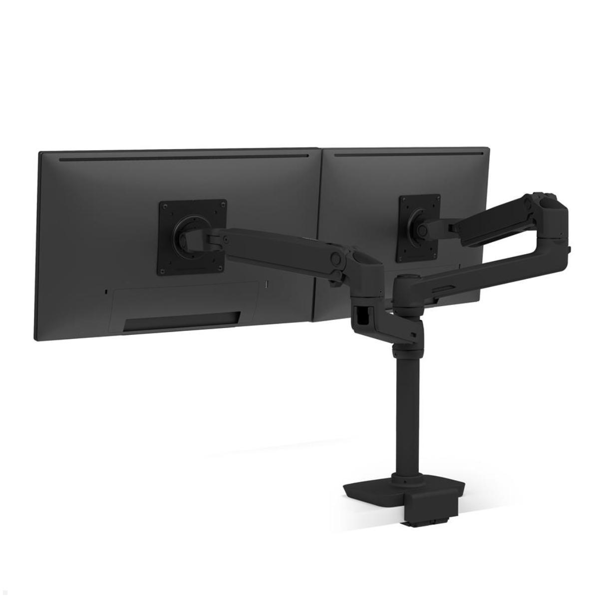 Ergotron LX Monitorhalterung f?r 2 Monitore mit C-Klemme (45-610-224), schwarz von Ergotron