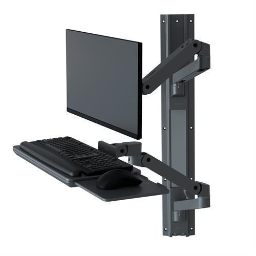 Ergotron LX Pro Wandhalterung - für LCD-Display / Tastatur / Maus - Dunkelgrau von Ergotron