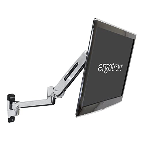 Ergotron LX Steh-Sitz-Wandmontage-LCD-Arm bis 11,3kg von Ergotron