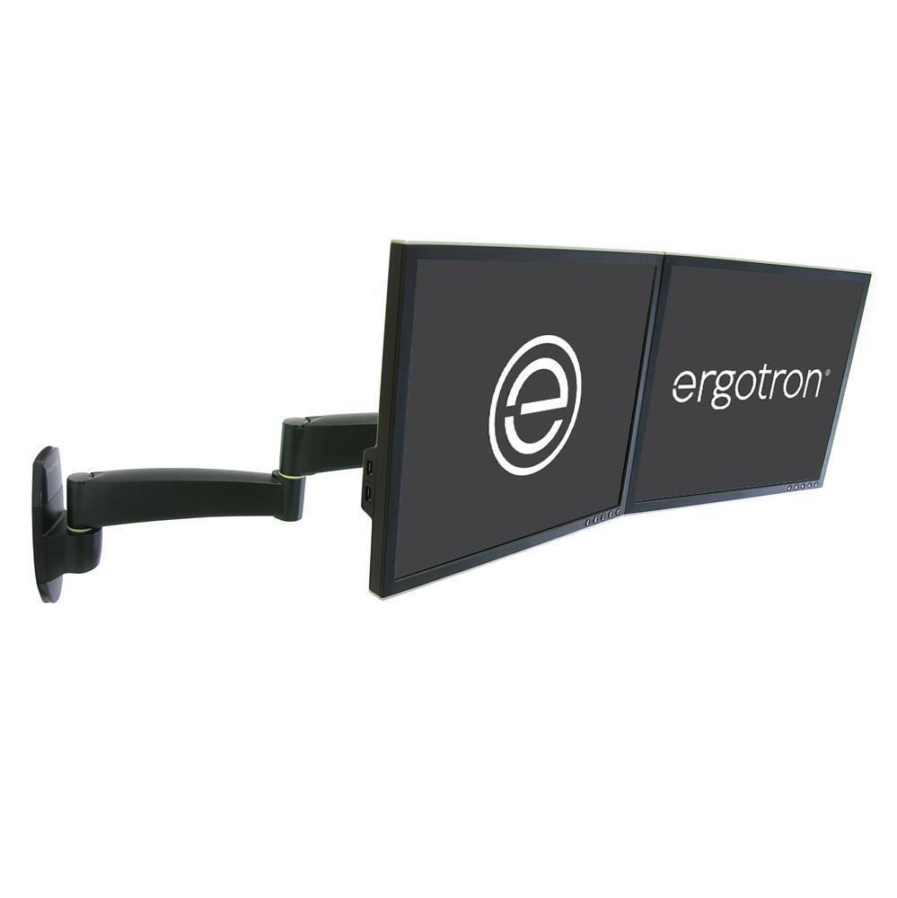 Ergotron Serie 200 Wandhalterung für zwei 55,88 cm 22 Zoll Monitore von Ergotron