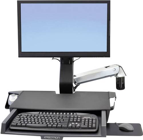 Ergotron StyleView® Sit-Stand Combo 1fach Monitor-Wandhalterung 25,4cm (10 ) - 61,0cm (24 ) Schw von Ergotron