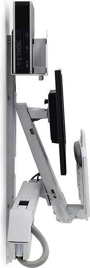 Ergotron StyleView Sit-Stand Combo System with Small CPU Holder - Befestigungskit (Griff, Gelenkarm, CPU-Halter, Maushalterung, 2 Kabelkanäle, Handgelenkkissen, Wandschiene, Tastatur-Tablett, wall CPU mount, adjustable monitor arm) für LCD-Anzeige/Tastatur/Maus/Barcodescanner/CPU - hochwertiger Kunststoff, durable aluminum - weiß - Bildschirmgröße: bis zu 61cm (bis zu 61,00cm (24) ) - Montageschnittstelle: 100 x 100 mm, 75 x 75 mm (45-273-216) Ergotron StyleView Sit-Stand Combo System with Small CPU Holder - Befestigungskit (Griff, Gelenkarm, CPU-Halter, Maushalterung, 2 Kabelkanäle, Handgelenkkissen, Wandschiene, Tastatur-Tablett, wall CPU mount, adjustable monitor arm) für LCD-Anzeige/Tastatur/Maus/Barcodescanner/CPU - hochwertiger Kunststoff, durable aluminum - weiß - Bildschirmgröße: bis zu 61cm (bis zu 61,00cm (24) ) - Montageschnittstelle: 100 x 100 mm, 75 x 75 mm (45-273-216) von Ergotron