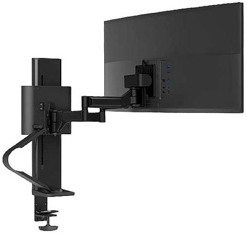 Ergotron TRACE™ 1fach Monitor-Tischhalterung 35,6cm (14 ) - 96,5cm (38 ) Schwarz Drehbar, Höhe von Ergotron