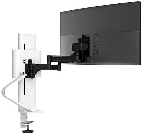 Ergotron TRACE™ 1fach Monitor-Tischhalterung 35,6cm (14 ) - 96,5cm (38 ) Weiß Drehbar, Höhenv von Ergotron