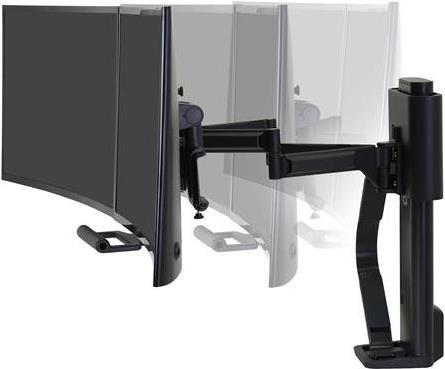 Ergotron TRACE 45-631-224 Flachbildschirm-Tischhalterung 68,6 cm (27 ) Klemme Schwarz (45-631-224) von Ergotron