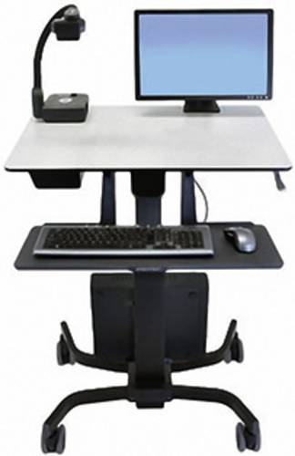 Ergotron TeachWell Mobile Digitale Workspace (MDW) 1fach Mobiler Sitz-/Steh-PC-Arbeitsplatz 17,8cm von Ergotron