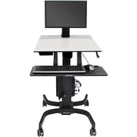 Ergotron WorkFit-C Single LD mobiler Steh-Sitz Arbeitsplatz (24-215-085) von Ergotron