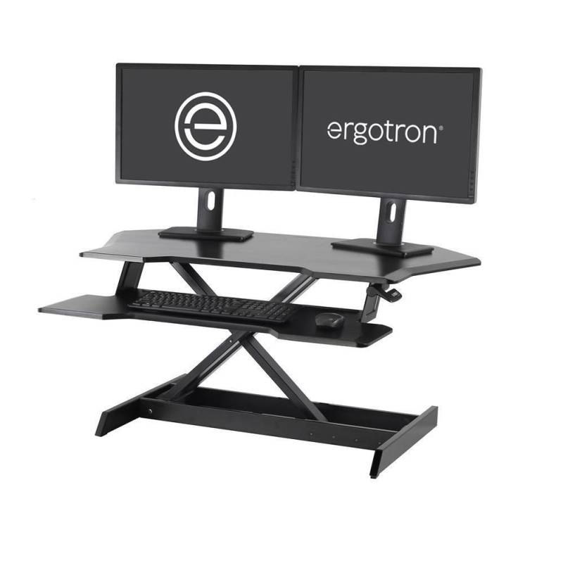 Ergotron WorkFit Corner Steh-Sitz Arbeitsplatz für einen Bildschirm bis 76,2 ... von Ergotron