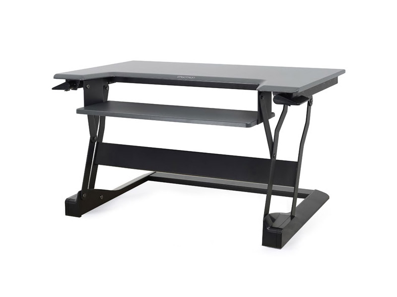 Ergotron WorkFit-T Sit-Stand Desktop Workstation, schwarz (33-397-085) von Ergotron