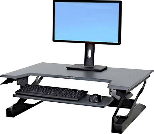 Ergotron WorkFit-T Sitz-Steh-Schreibtischaufsatz Höhen-Bereich: 38cm (max) Schwarz von Ergotron