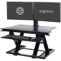 Ergotron WorkFit-TX Ergonomischer Schreibtischaufsatz schwarz 33-467-921 von Ergotron
