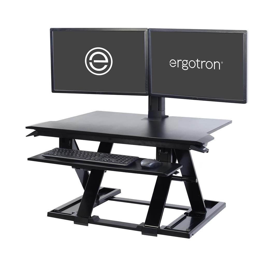 Ergotron WorkFit-TX Steh-Sitz Arbeitsplatz für Bildschirme bis 30 Zoll, 50.8c... von Ergotron