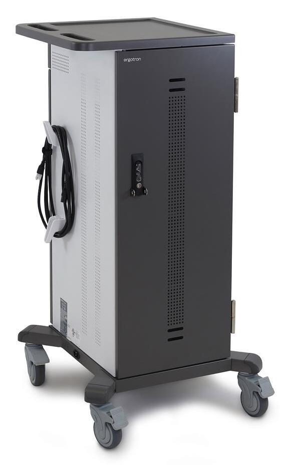 Ergotron YES35 Ladewagen für bis zu 35 Tablets mit patentierter PowerShuttle ... von Ergotron