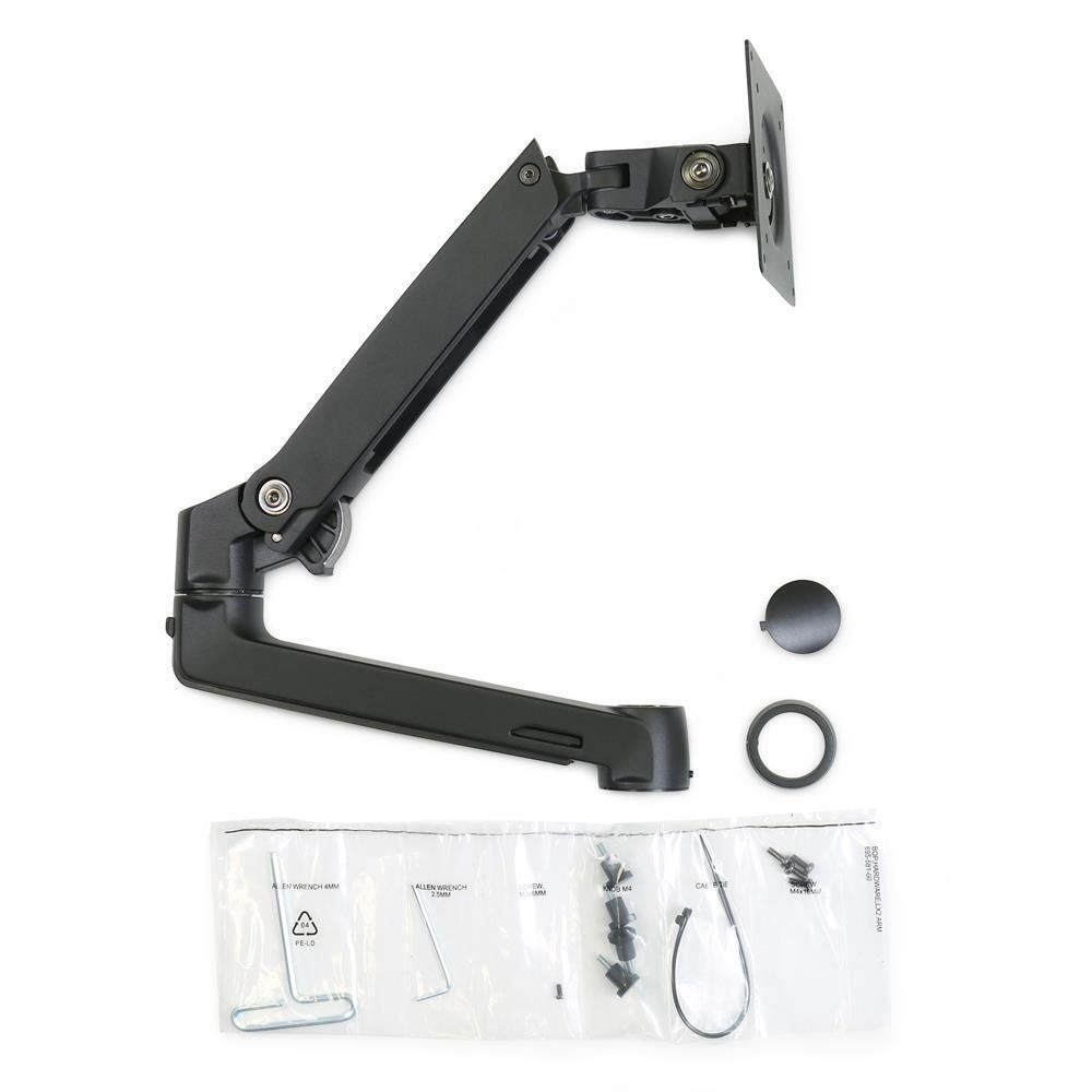 Ergotron Zusatzarm inkl. Ringsatz für LX Monitor Arm in Schwarz von Ergotron