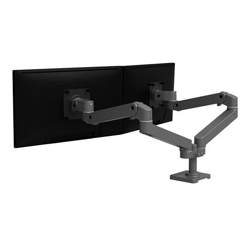 Tischhalterung für 2 Monitore nebeneinander bis je 27 Zoll und 1,8-9 kg, VESA Standard, Constant Force Bewegungstechnologie, 10 Jahre Garantie Tischhalterung für 2 Monitore nebeneinander bis je 27 Zoll und 1,8-9 kg, VESA Standard, Constant Force Bewegungstechnologie, 10 Jahre Garantie von Ergotron