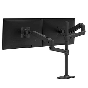 ergotron Monitor-Halterung LX-Dual 45-509-224 schwarz für 2 Monitore, Tischklemme ergotron Monitor-Halterung LX-Dual 45-509-224 schwarz für 2 Monitore, Tischklemme von Ergotron
