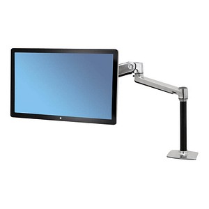 ergotron Monitor-Halterung LX Sitz-Steh-Tischmontage-LCD-Arm 45-360-026 silber für 1 Monitor, Tischbohrung von Ergotron