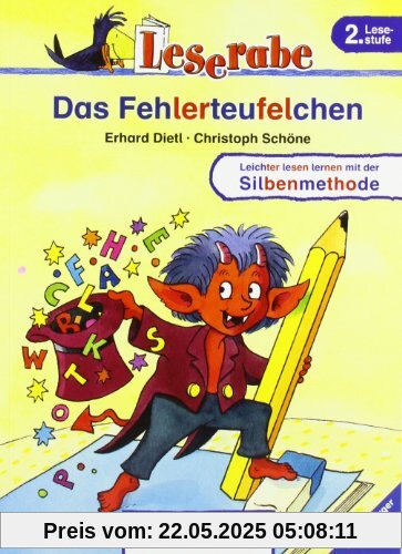 Leserabe mit Mildenberger Silbenmethode: Das Fehlerteufelchen von Erhard Dietl