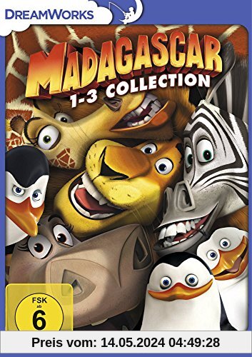 Madagascar / Madagascar 2 / Madagascar 3: Flucht durch Europa [3 DVDs] von Eric Darnell