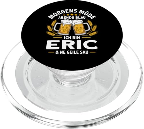 Morgens Müde Abends Blau lustiger Bier Spruch Eric PopSockets PopGrip für MagSafe Morgens Müde Abends Blau lustiger Bier Spruch Eric PopSockets PopGrip für MagSafe von Eric Spruch lustiger Bier Spruch Vatertag