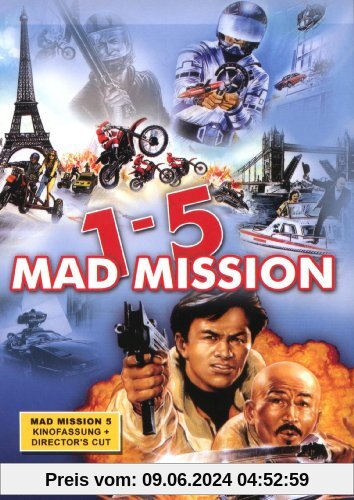 Mad Mission 1 - 5 - 4 DVD Box von Eric Tsang