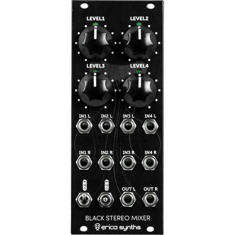 Erica Synths Black Stereo Mixer V3 Eurorack Module von Erica Synths