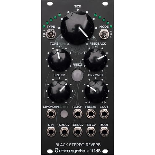 Erica Synths Black Stereo Reverb - Effekt Modular Synthesizer von Erica Synths