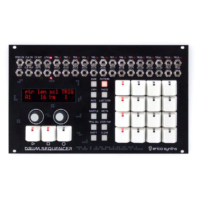 Erica Synths Drum Series Drum Sequencer Eurorack Module von Erica Synths