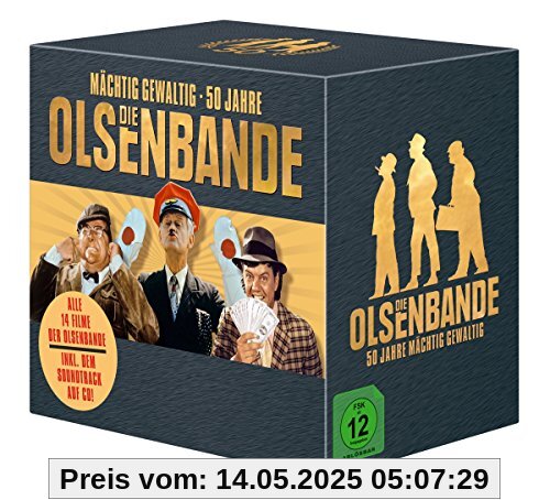 Die Olsenbande - 50 Jahre Mächtig Gewaltig [14 DVD/1 CD] von Erik Balling