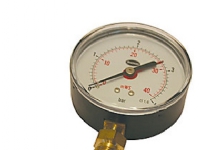 Manometer Ø80, 3/8'', 0-4 bar - 3/8'' (ned), 0-4 bar/mVS og m/stilleviser von Erik Færgemann A/S